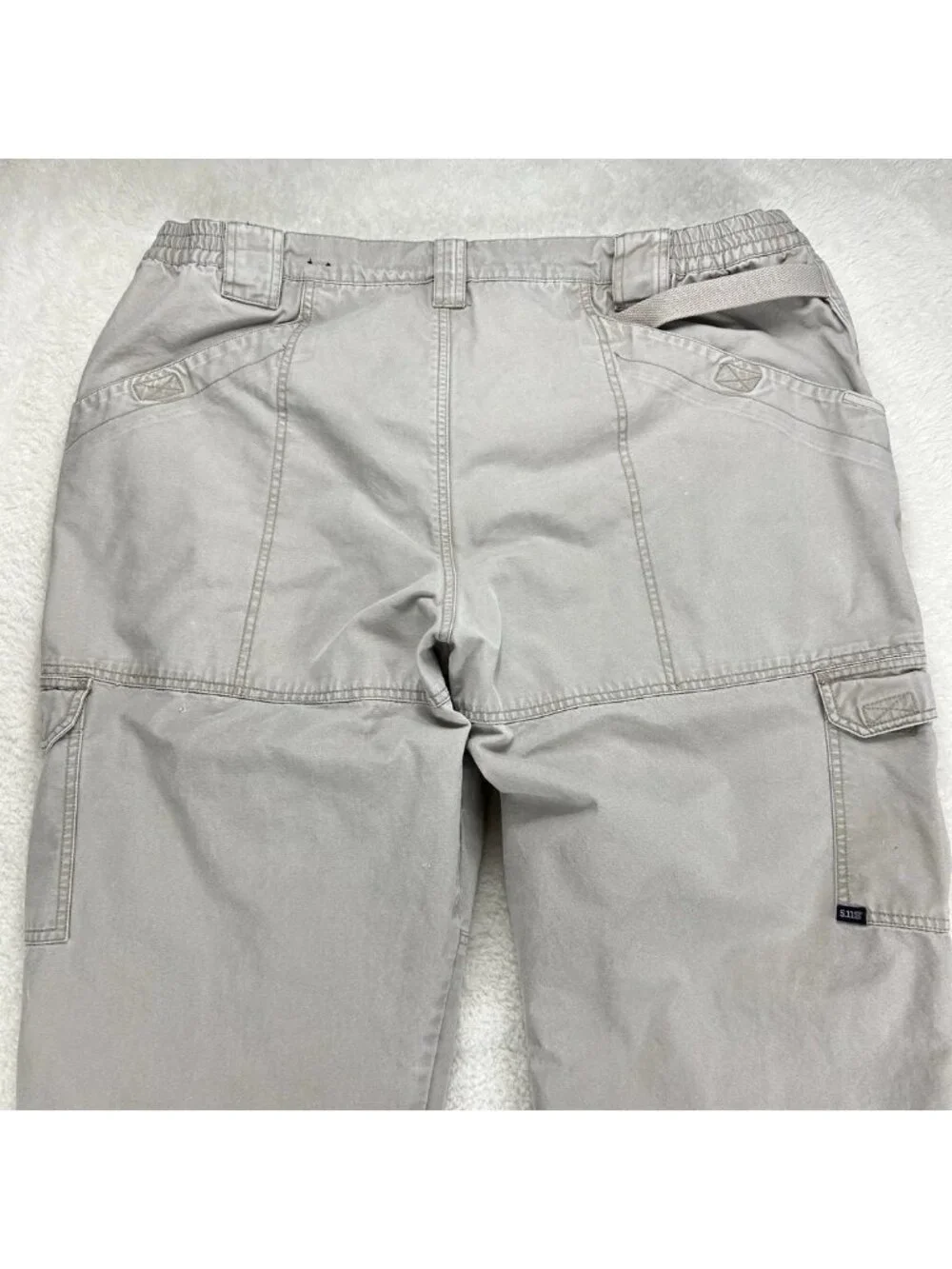 5.11 Tactical Flannel Pants Adult 44x34 Tan Khaki Pockets 74268 Mens “Read”